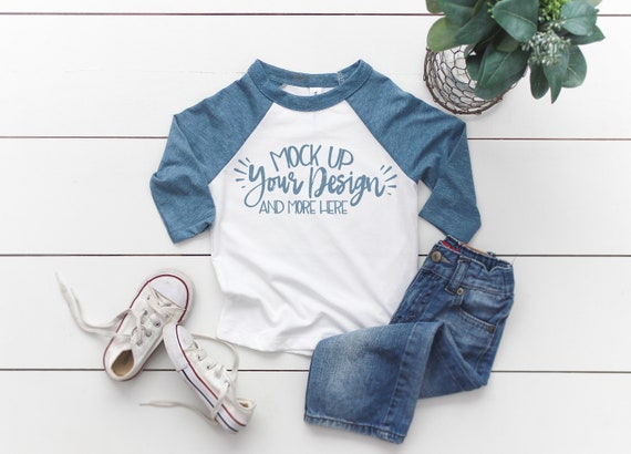 Download Free Bella Canvas 3200t White Denim Toddler New T-Shirt ...