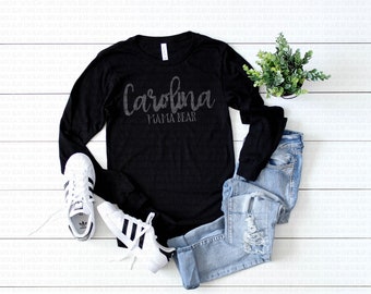 Bella Canvas 3501 Black Unisex Long Sleeve T Shirt Mockup Etsy