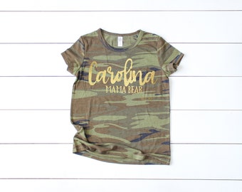 Download Free Alternative Apparel 01940ea Camouflage Green Ladies T Shirt Flat PSD Mockup Template