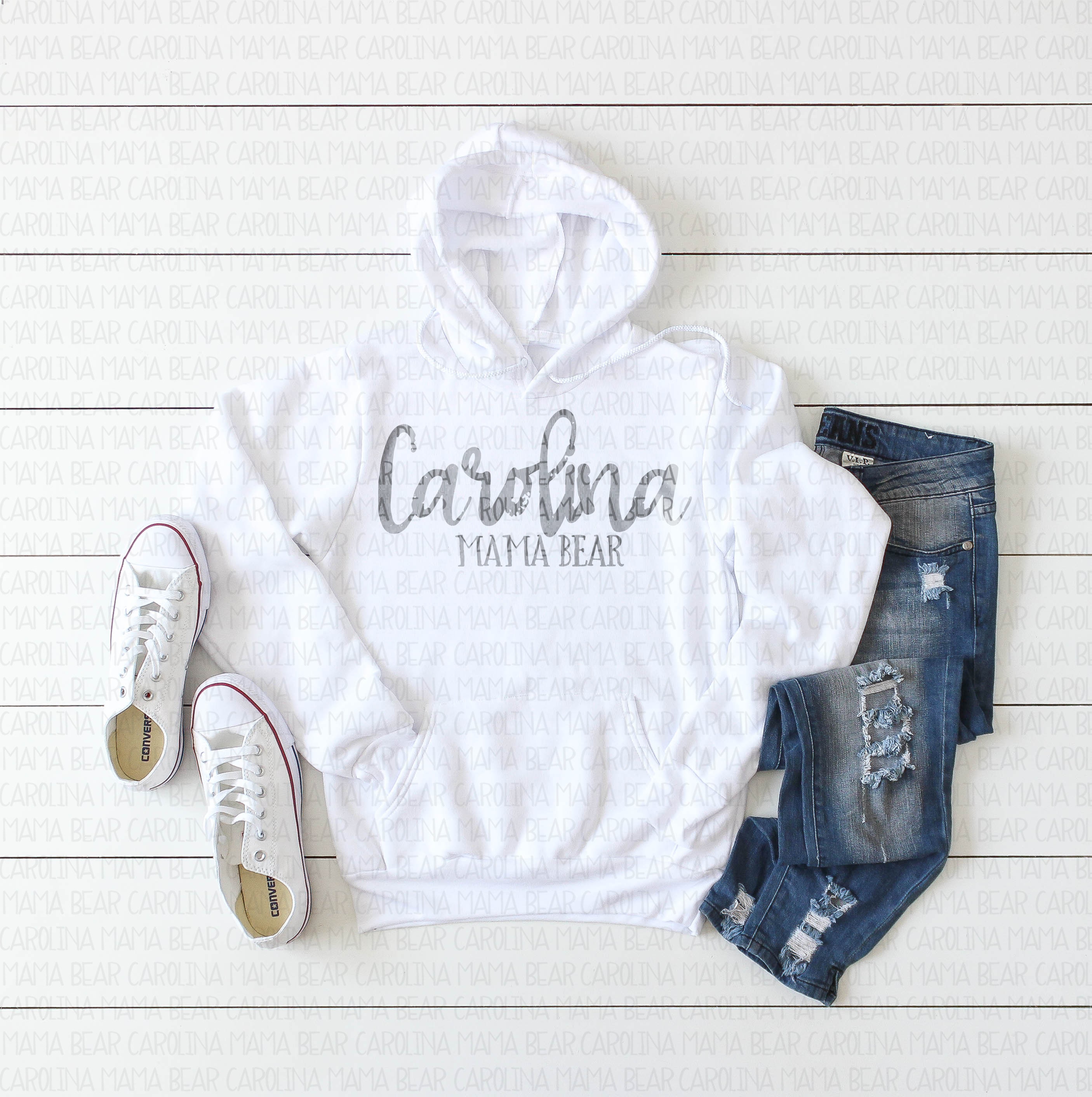 Download Bella Canvas 3719 White Unisex Sponge Fleece Pullover Hoodie Etsy