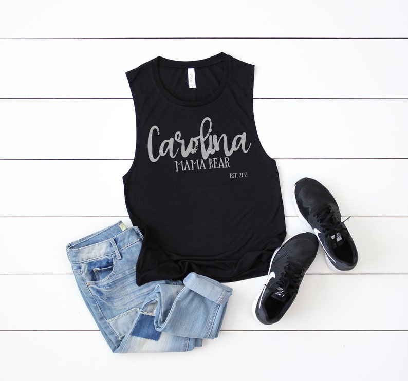 Download Bella Canvas 8803 Black Muscle Tank Flat Lay Tank Mock Up ...
