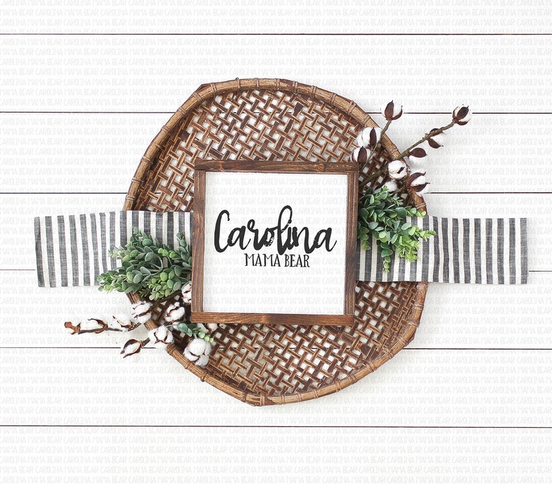 12x12 Wood Sign Mock Up Wood Sign Flat Lay Wood Frame Mock