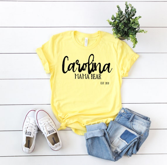 Bella Canvas 3001 Yellow Unisex T Shirt Flat Lay T Shirt Etsy