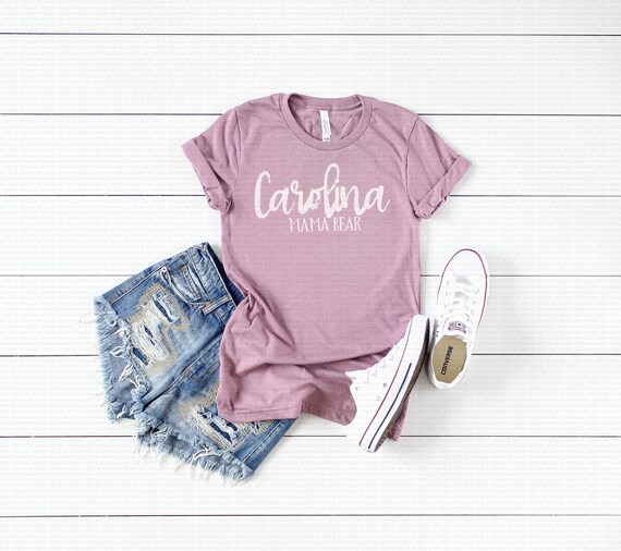 Bella Canvas 3001 Heather Orchid Unisex T Shirt Mock Up Etsy