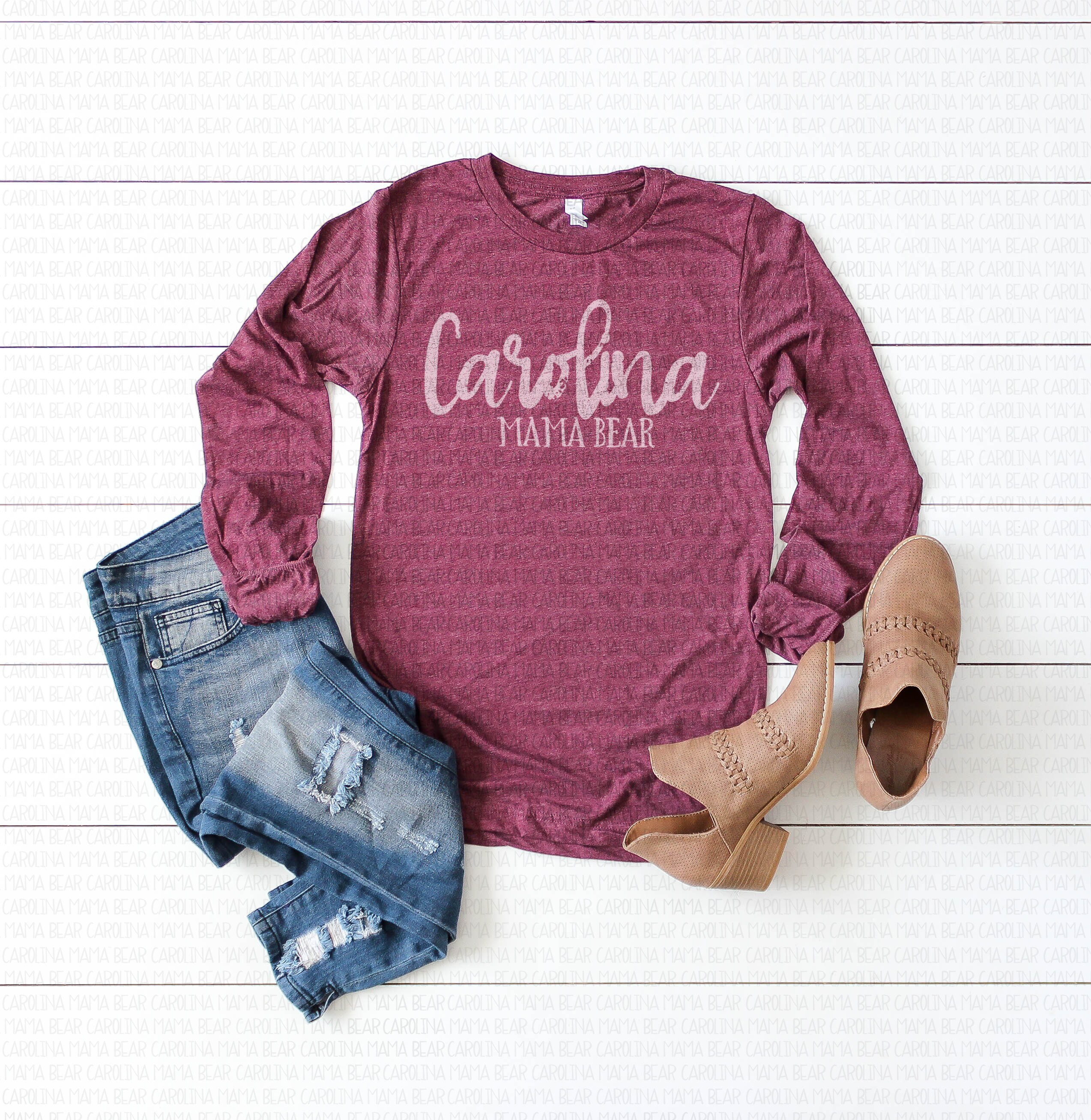 maroon bella canvas t shirt