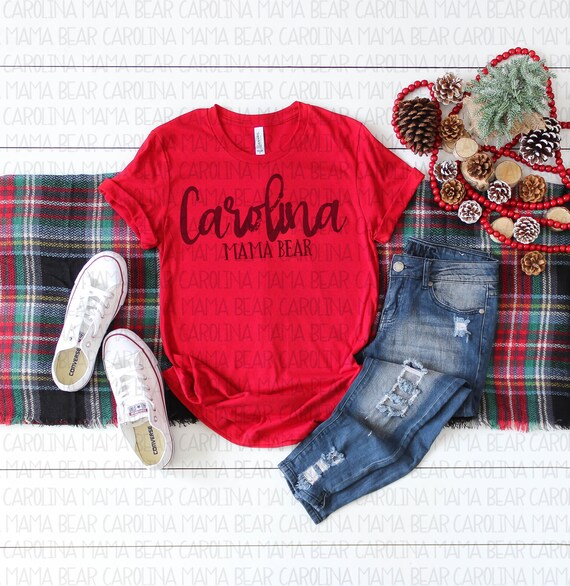 Bella Canvas 3001 Red Unisex Jersey T Shirt Mockup Shirt Etsy