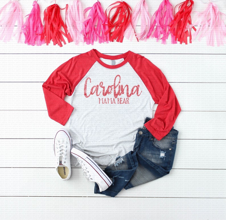 Download Next Level 6051 Vintage Red Unisex Baseball Raglan Mock Up | Etsy
