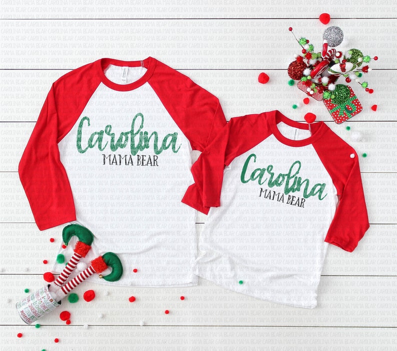 Download Bella Canvas 3200 & 3200Y T Red White Unisex Raglan Mockup ...