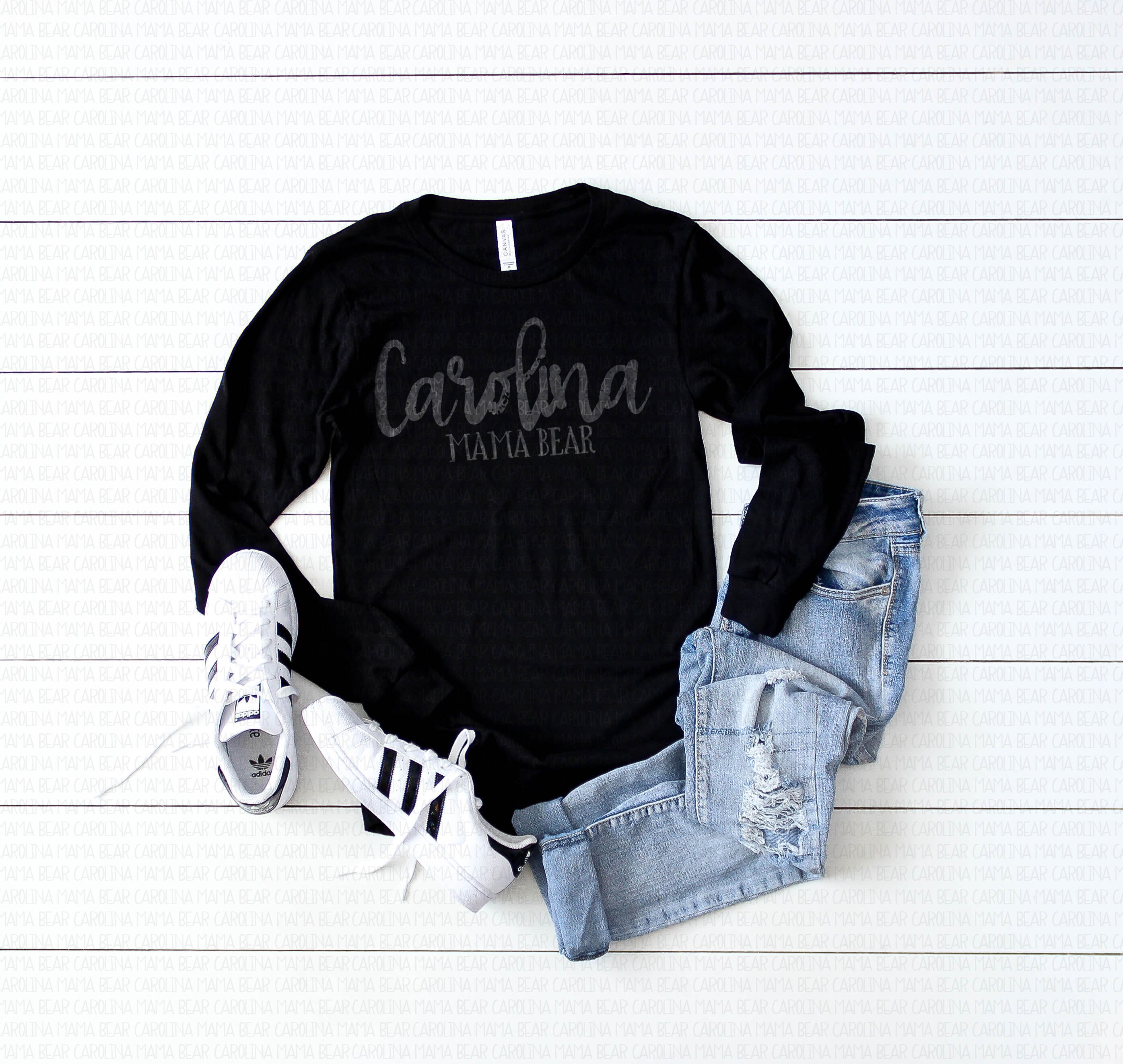 Download Bella Canvas 3501 Black Unisex Long Sleeve T Shirt Mockup Etsy