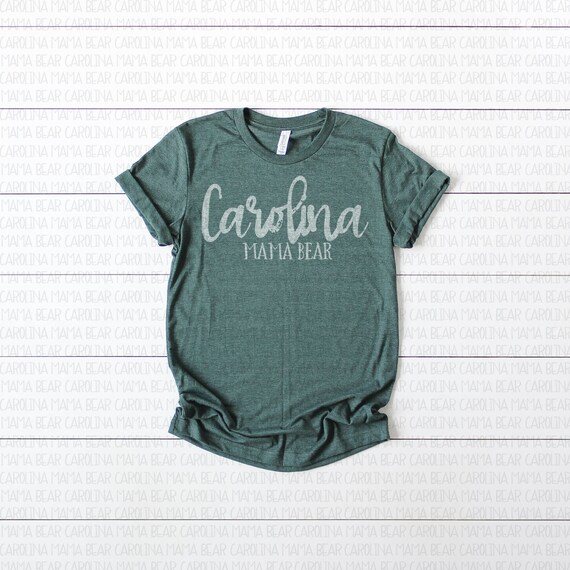 Bella Canvas 3001 Forest Heather Unisex Basic T Shirt Flat Lay Etsy