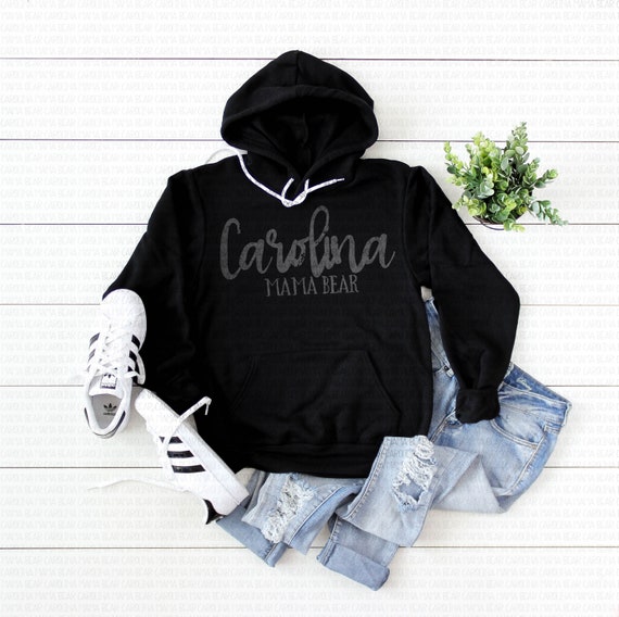 Download Bella Canvas 3719 Black Unisex Sponge Fleece Pullover Hoodie Etsy