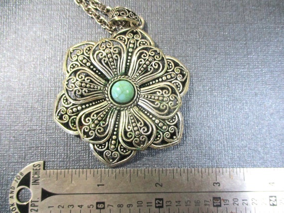 Vintage OOAK Pendant Group: Filigree Silver penda… - image 5