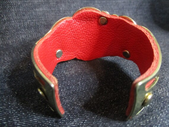 Cherry Red Retro: 3 pc vintage 9-strand necklace,… - image 7
