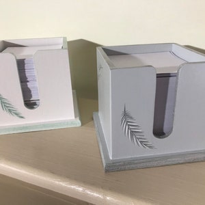 Feather design Notelet Holder