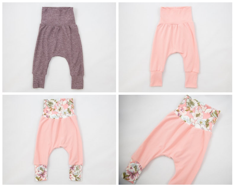 Fits NB-6+ months Grow With Me Baby Pants Newborn Pants Burgundy Floral Baby Girl Pants Baby Shower Gift Baby Girl Gift Pink