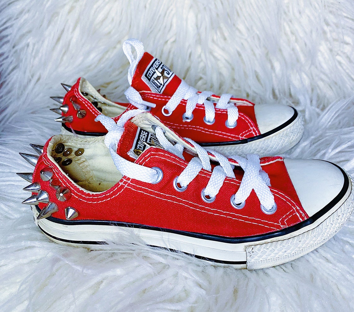 spiked converse shoes