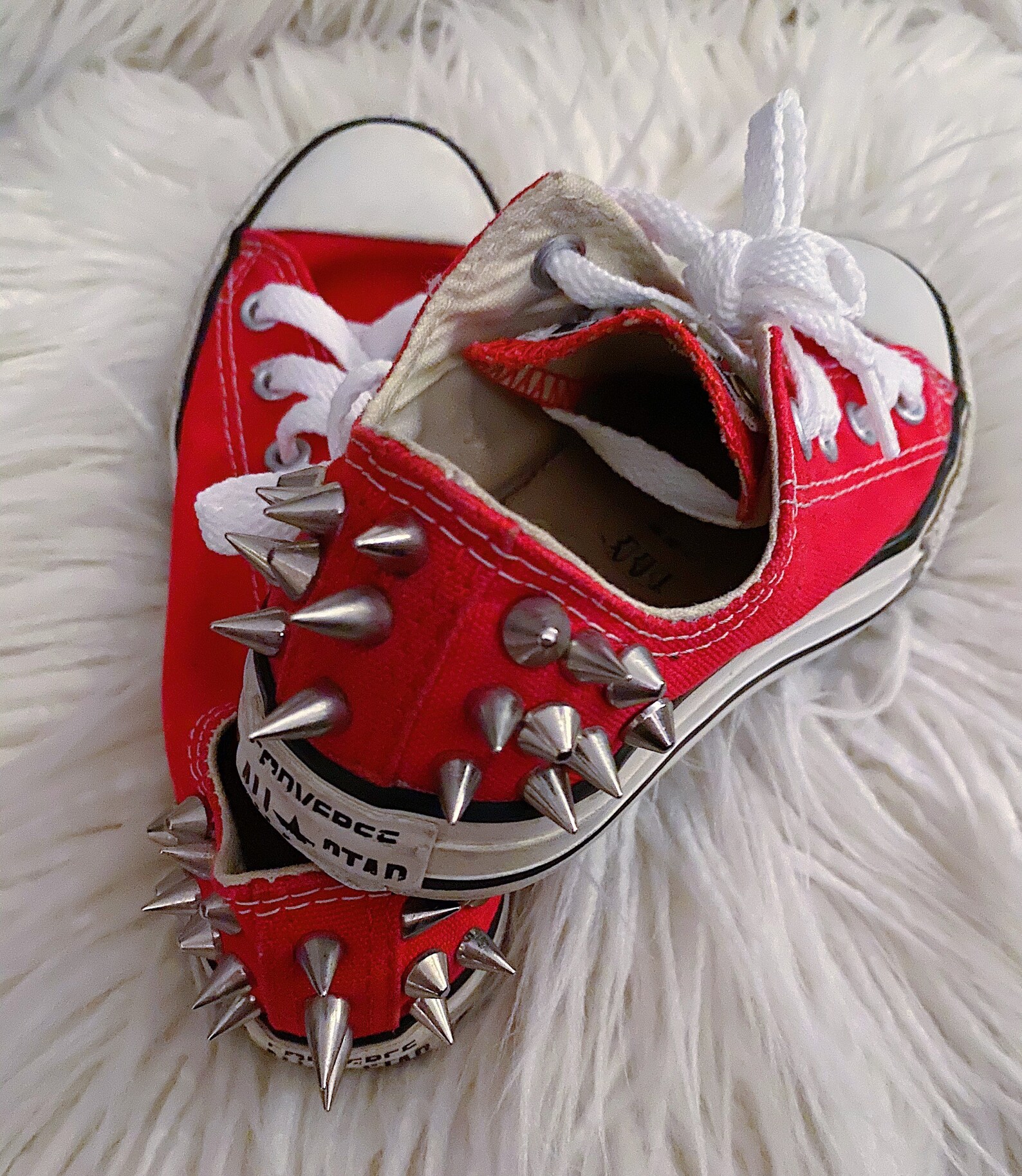 spiked converse shoes
