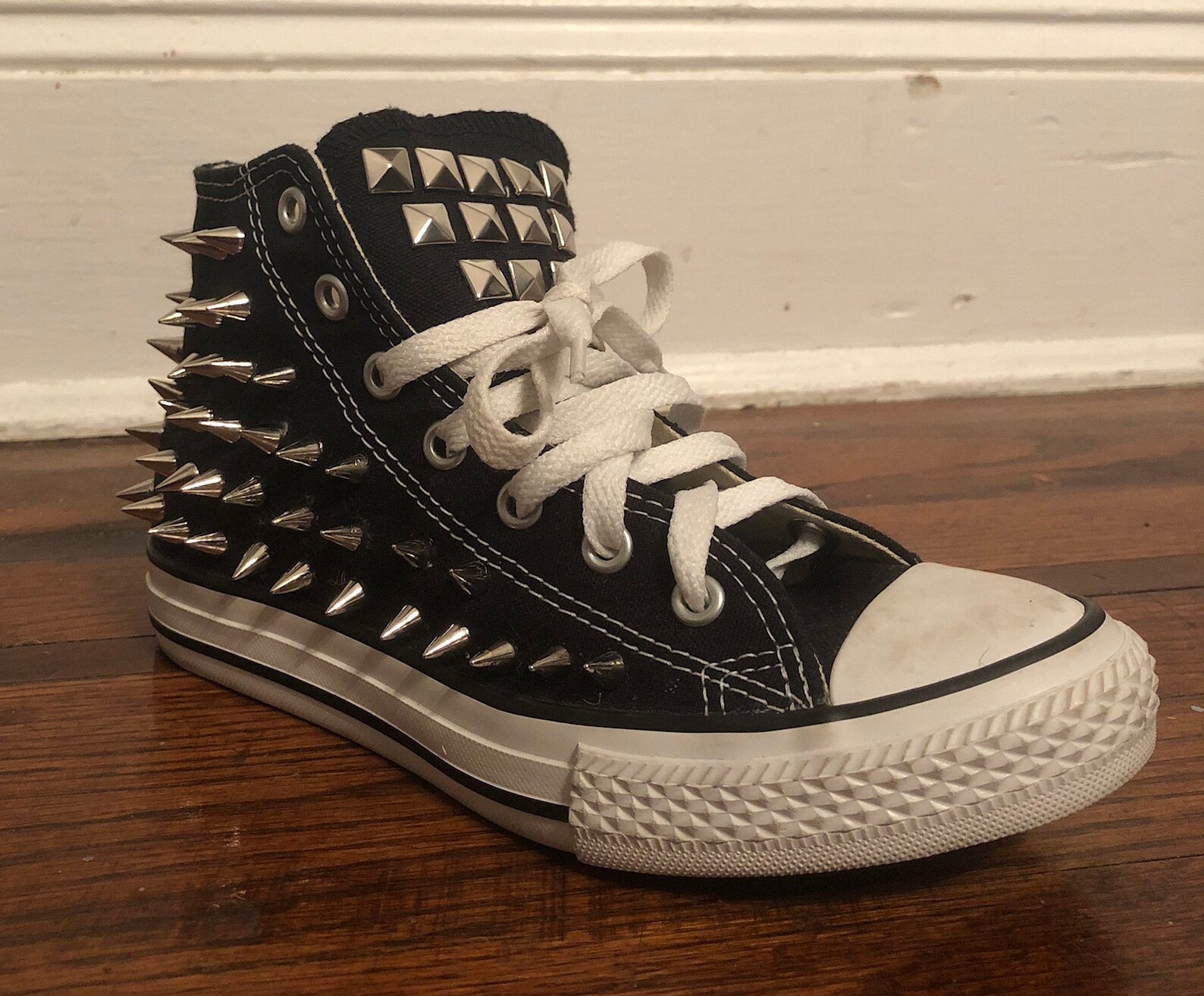punk high top converse