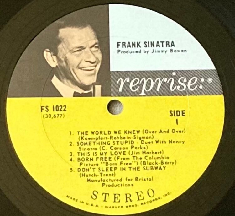Frank Sinatra The World We Knew vinyl record Etsy Frank Sinatra The World We Knew vinyl record Etsy
