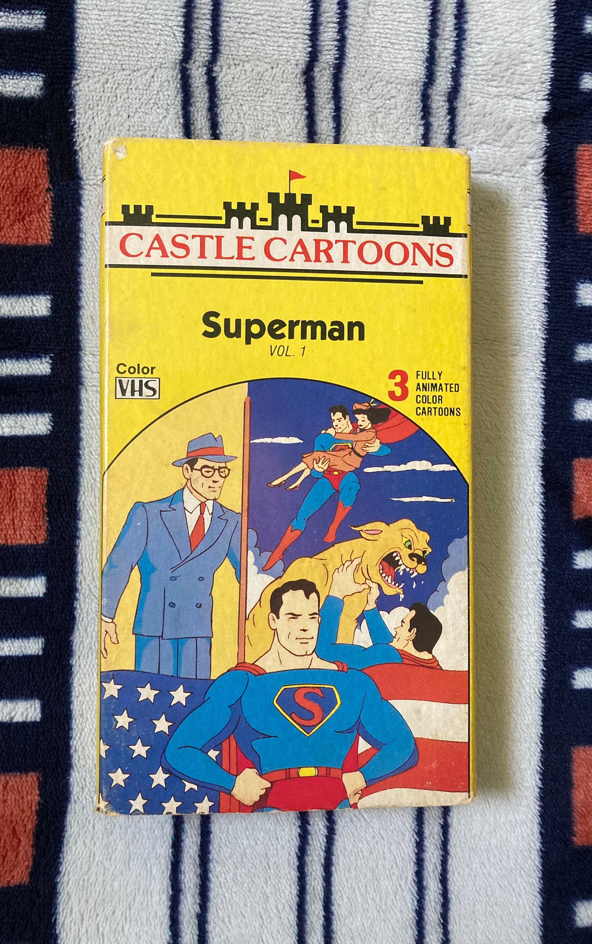 Superman Cartoon Favorites VHS