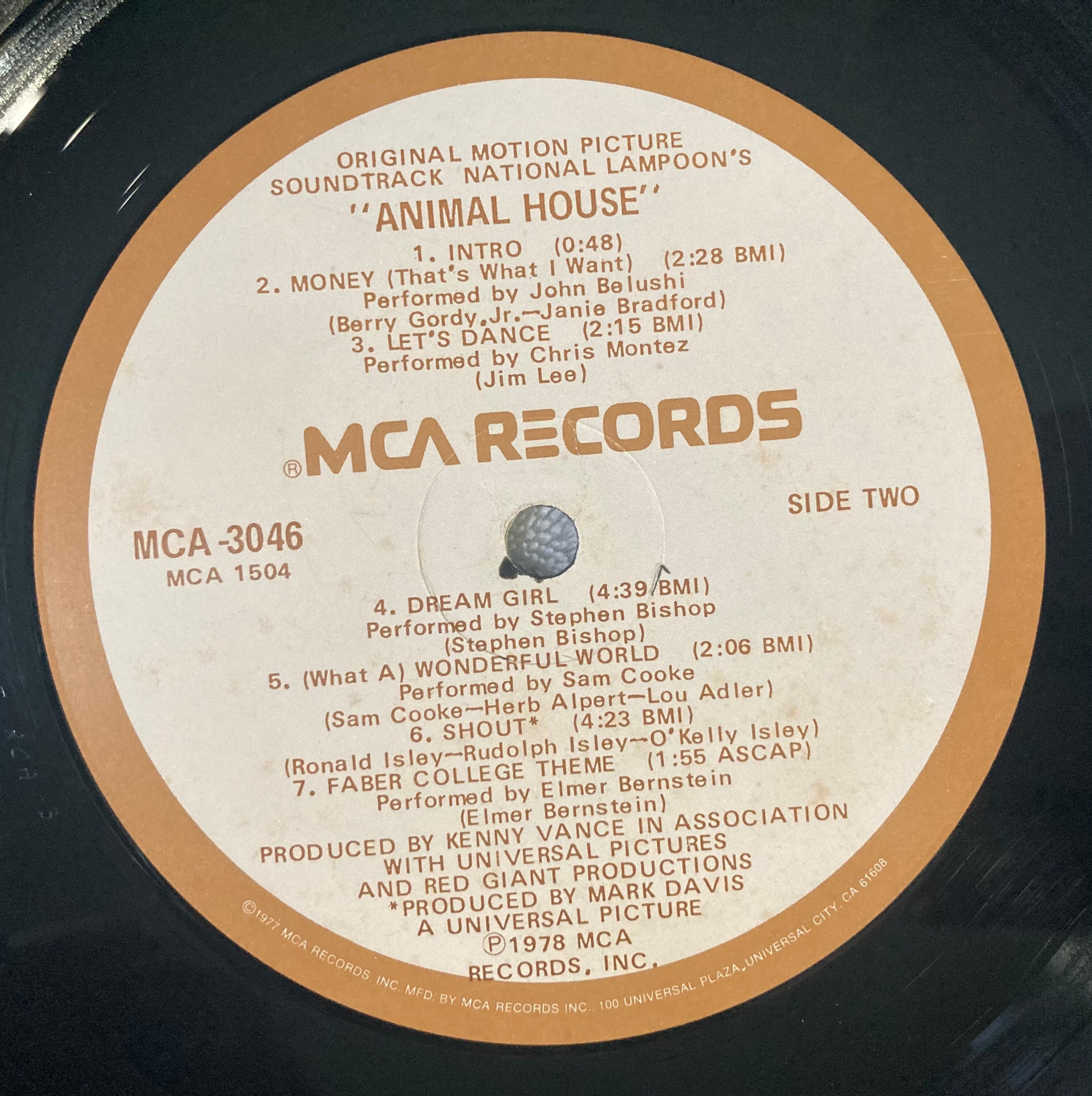 Animal House Soundtrack 1978 Vinyl Record | Etsy