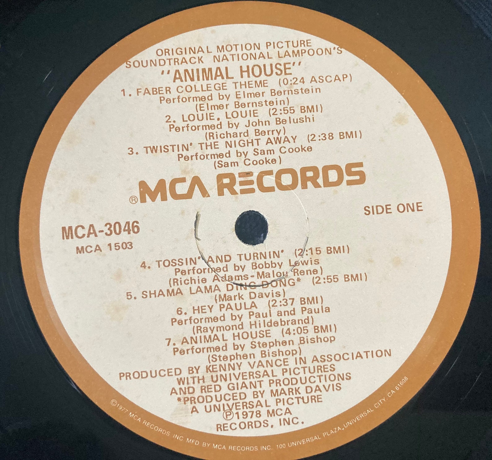 Animal House Soundtrack 1978 Vinyl Record | Etsy