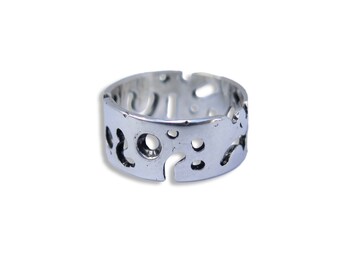 Sterling Silver Bacteria Ring