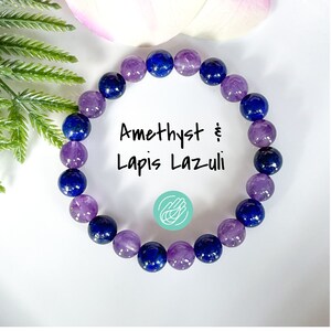 Blue purple stone jewelry deals