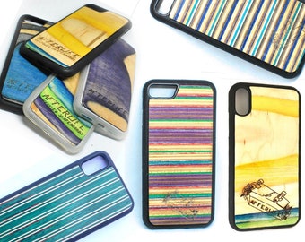 Recycled Skateboards and Silicone IPhone X case #IPX01