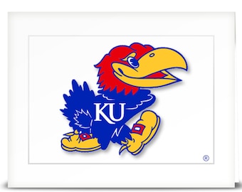 KU Jayhawk Folded Card