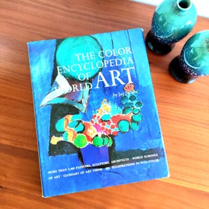 Vintage Encyclopedia of World Art (1975) – Illustrated Coffee Table Book, 256 Color Plates, Art History Reference