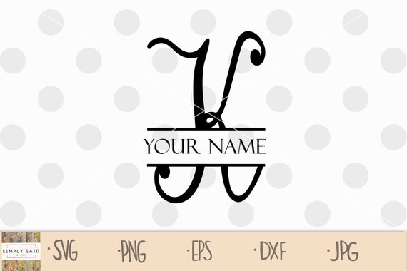 Download Split Letter K Svg Split Monogram K Svg Initial K Svg Etsy