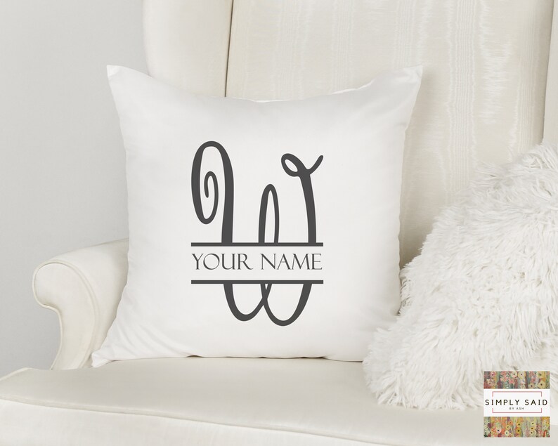 Split Letter W Svg - Split Monogram W Svg - Initial W Svg - Split ...