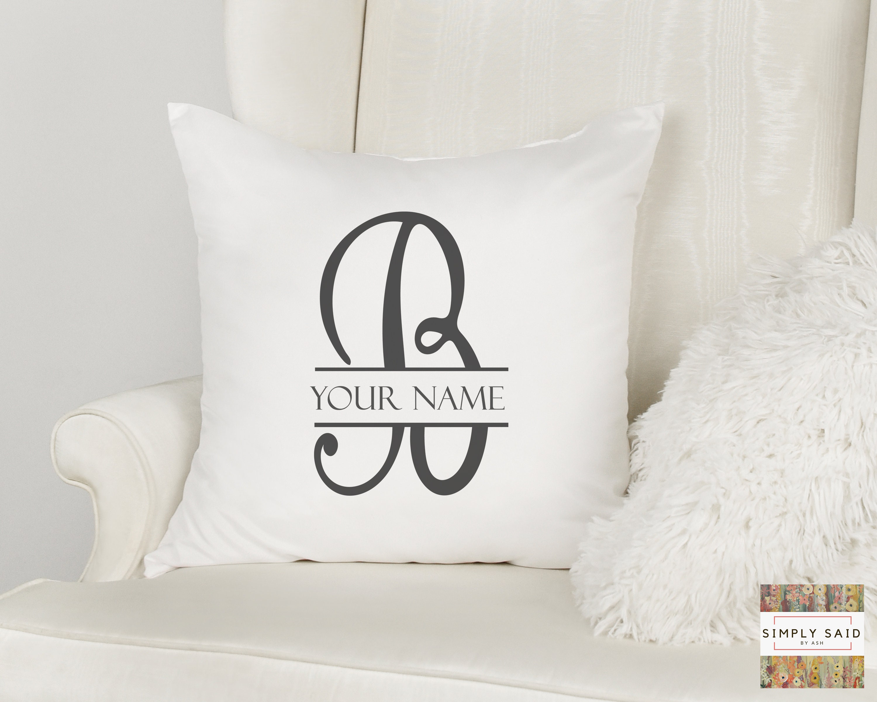 Split Letter B SVG - Initial Monogram Cut File (commercial Use) - Etsy