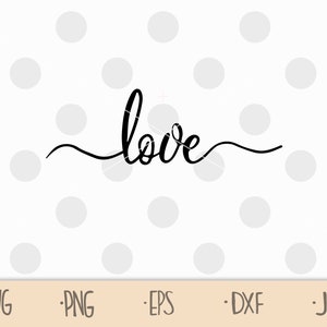 Liebe SVG | ZIP-Datei mit Svg, Jpg, Png, Dxf und Eps | Liebe Home Decor Kissen | Liebe SVG-Datei