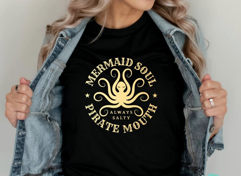 Librarian The Soul Of A Mermaid - Great T-Shirt Librarian The Soul Of A Mermaid - Great T-Shirt