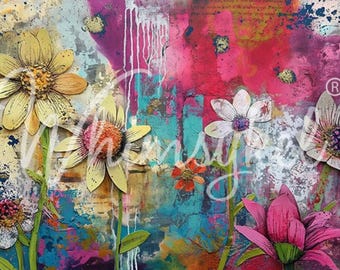 Mermaid Kisses | Whimsykel Designs |  21" x 29" | 18 lb Tissue