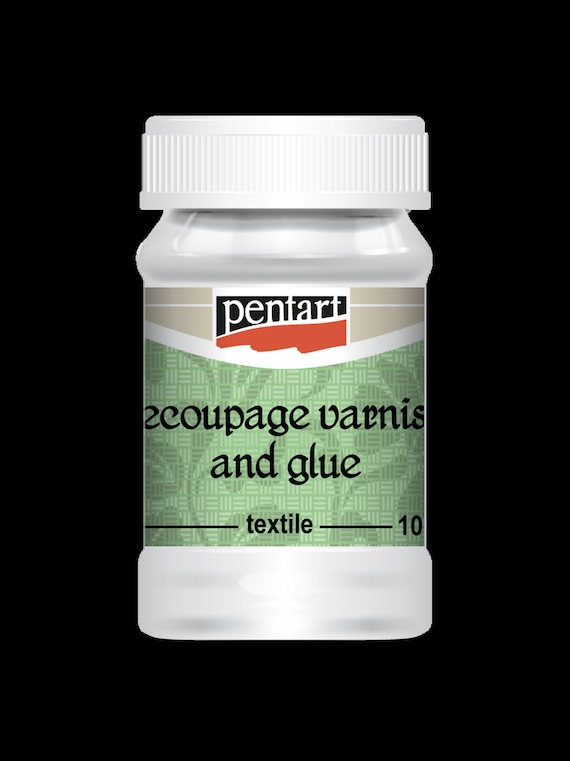 Pentart Decoupage Varnish & Glue for Textile 100ML  | mixed media, scrapbooking, art journals