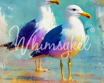 Saltwater Pause | Whimsykel Designs |  21" x 29" | 18 lb Tissue