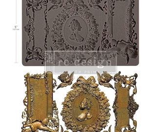 Ombres Florales|  Decor Mould Redesign with Prima  |Silicone | furniture decor embellishment