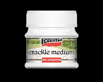 Pentart Crackle Medium | 50ML/100ML  - mixed media, scrapbooking, art journals