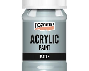 Ice Blue | Pentart Acrylic Paint Matte | 100ML | mixed media, scrapbooking, art journals, diy crafts