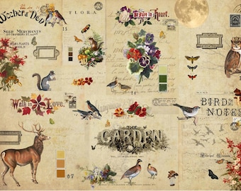 Fall Celebration | Roycycled Treasures Decoupage Paper- 21 x 29" | furniture, Crafts, scrapbooking, art journals, mixed media, diy
