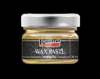 Wax Paste Metallic|Pentart 20ml|Gold,Copper,silver, turquoise|  mixed media, scrapbooking, art journals
