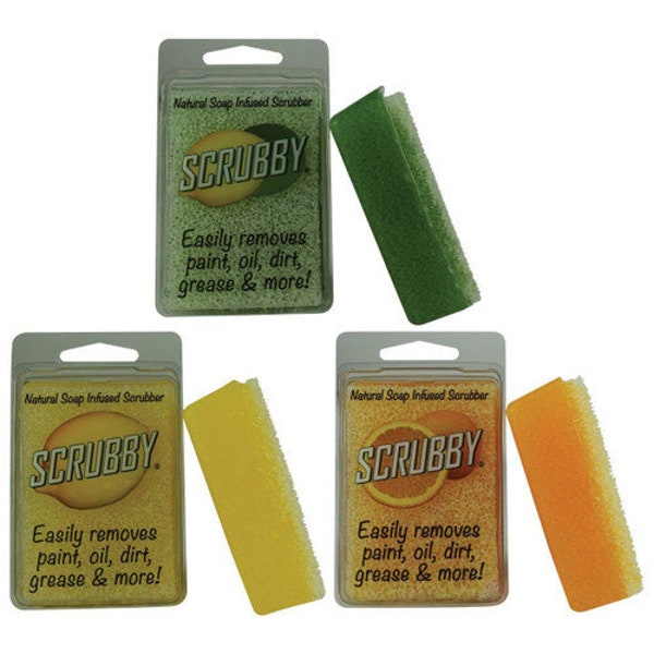 Scrubby Soap Lemon, Lemon Lime, Orange - brush cleaner