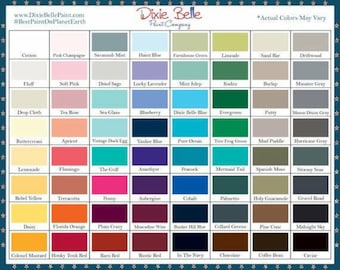 Chalk Mineral Paint Dixie Belle 8 and 16 oz. - Water based - blends great - furniture - DIY - crafts