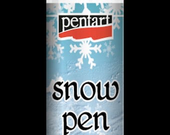 Pentart Snow pen | 30ML  | mixed media, stencils, texture, canvas