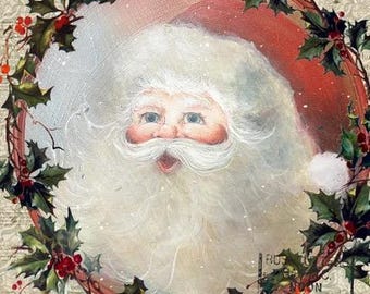 Letter to Santa - Christmas in the Village 2026 | Decoupage Queen | Ellen J Goods | A4 Decoupage Paper Crafts, scrapbooking, art journals