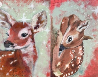 Oh Deer | Roycycled Treasures Decoupage Paper- 21 x 29" | furniture, Crafts, scrapbooking, art journals, mixed media, diy