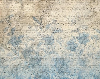 Vintage Blue Together |Iveta Ziendina | Decoupage Queen A4 paper | DIY crafts